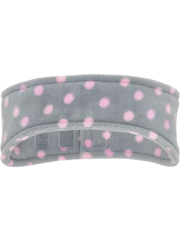 Playshoes Fleece-Stirnband Punkte in Grau