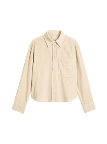 Marc O'Polo Feincord-Bluse relaxed in Natural Stone