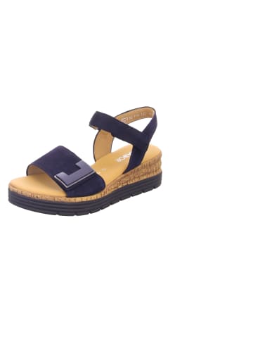 Gabor Plateau Sandalen für Damen in blau