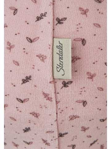 Sterntaler Beanie kleine Blätter in rosa