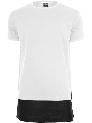 Urban Classics Lange T-Shirts in wht/blk