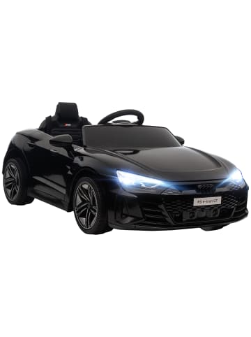 HOMCOM AUDI RS E-tron GT Kinderauto 3-5 Jahre Schwarz