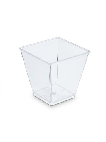 relaxdays 50 x Dessertschalen in Transparent - 210 ml