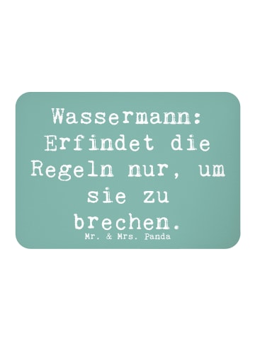 Mr. & Mrs. Panda Magnet Spruch Wassermann Freigeist mit Spruch in Meeresbrise