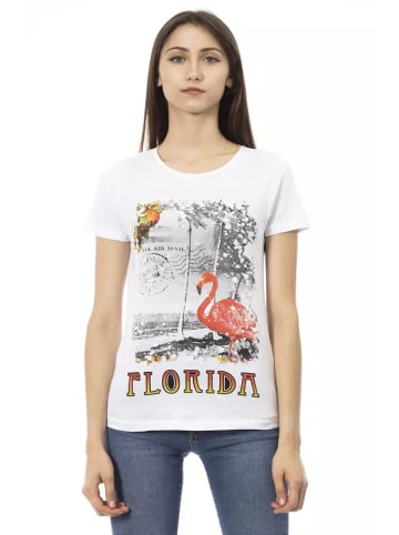 Trussardi Action Weiß Baumwolle Damen T-Shirt