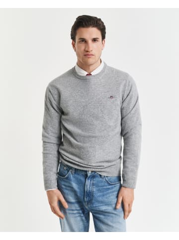 Gant Pullover aus Wolle in hellgrau - 0005
