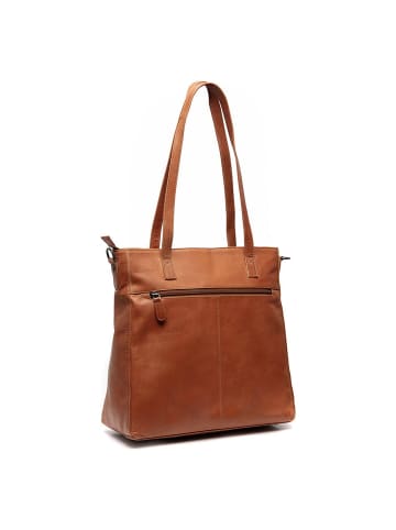 The Chesterfield Brand Mosel Shopper Tasche Leder 33 cm Laptopfach cognac
