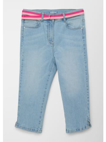 s.Oliver Jeans-Hose 3/4 in Blau