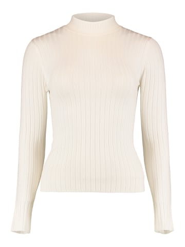 Hailys Pullover Kurzer Schnitt Regular Fit Feinstrick in Weiß
