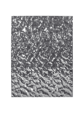 Beliani Wandobjekt COIMBRA in Silber - (W) 60 x (H) 79 x (L) 2 cm