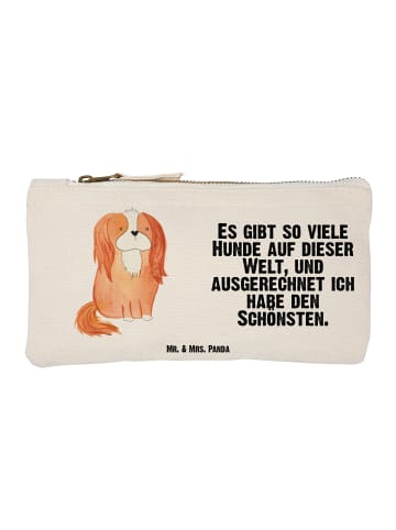 Mr. & Mrs. Panda Schminktasche Hund Cavalier King Charles Spanie... in Weiß