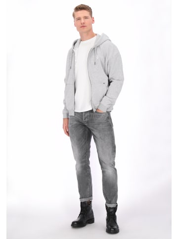DreiMaster Men Hoodie in grey melange