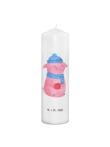 Mr. & Mrs. Panda Kerze Schweinchen Glühwein ohne Spruch in Weiß