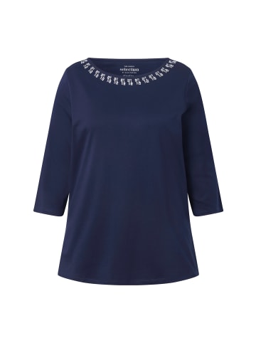 Ulla Popken Shirt in dunkles marine