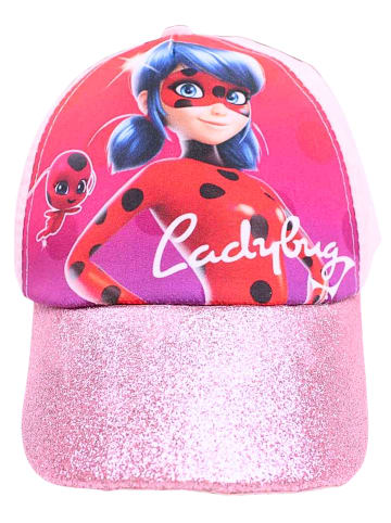 Miraculous Basecap Miraculous Ladybug mit Glitzerdetails in Rosa