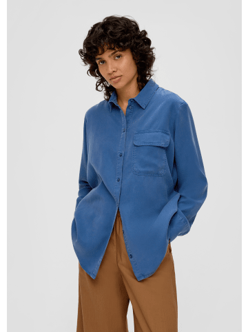 s.Oliver Bluse langarm in Blau