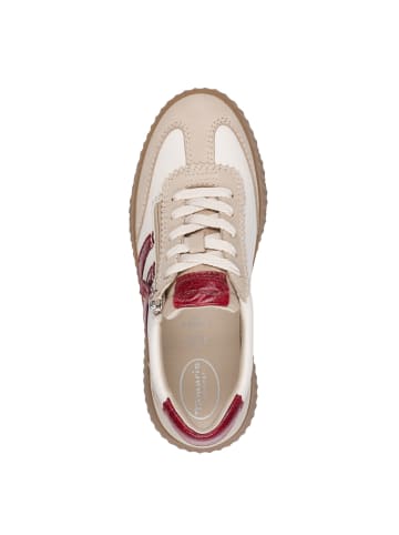 Tamaris Sportliche Schnürschuhe in Beige