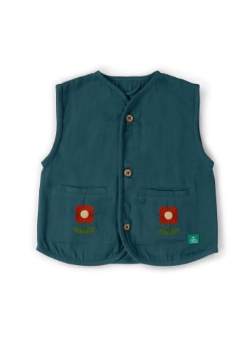 Little Green Radicals Besticktes Gilet in Navy