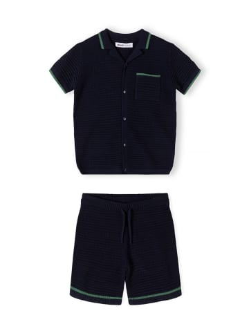 Minoti 2-tlg Hemd & Hose 29KNIT257 in dunkelblau