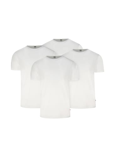 Levi´s T-Shirt LEVIS MEN SOLID CREW 4P in White