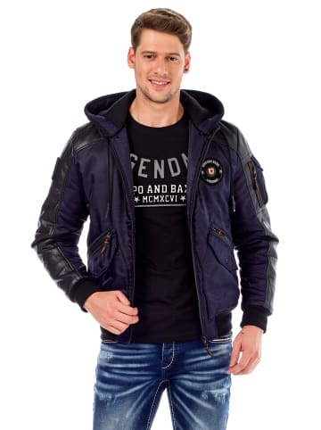 Cipo & Baxx Bomberjacke in Navyblue