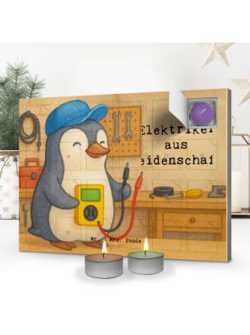 Mr. & Mrs. Panda adventskalender mit kerzen Elektriker Leidensch... in Weiß