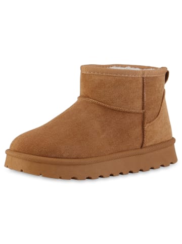 VAN HILL Winter Boots Laura in Hellbraun