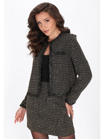 faina Women Jacket in black gold