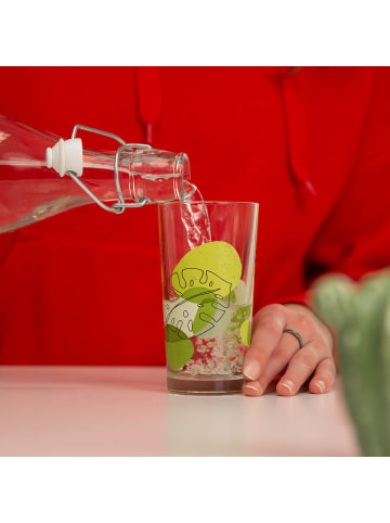 Geda Labels Trinkglas Blätter in Grün - 230 ml