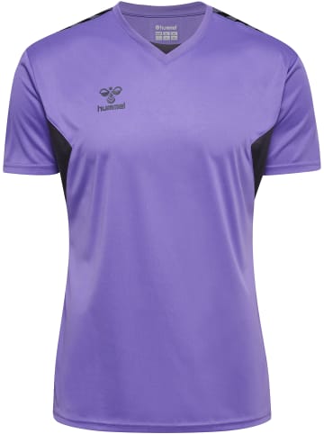 Hummel Hummel T-Shirt S/S Hmlauthentic Multisport Herren Atmungsaktiv Schnelltrocknend in DAHLIA PURPLE/ASPHALT