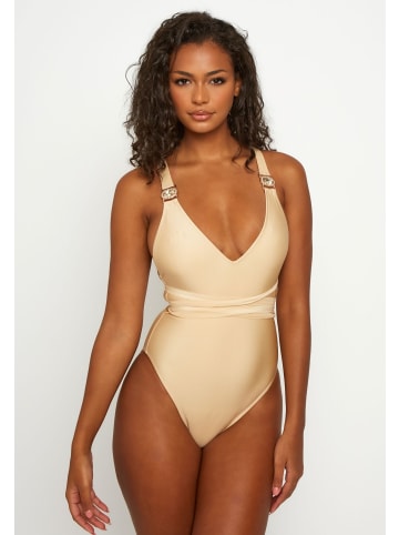 Moda Minx Badeanzug Amour in Champagne