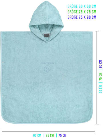 normani Badeponcho aus Bio-Baumwolle für Kinder in Hellblau