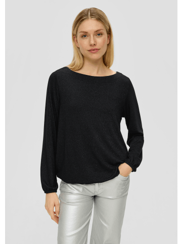 s.Oliver T-Shirt langarm in Schwarz