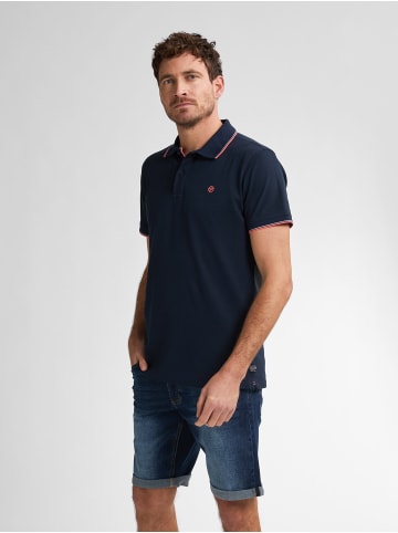 Petrol Industries Klassisches Poloshirt Wave in Blau
