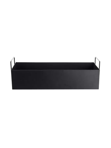 Butlers Pflanzkasten B 45 x T 17cm PLANTA in Schwarz