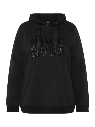 Ulla Popken Sweatshirt in schwarz