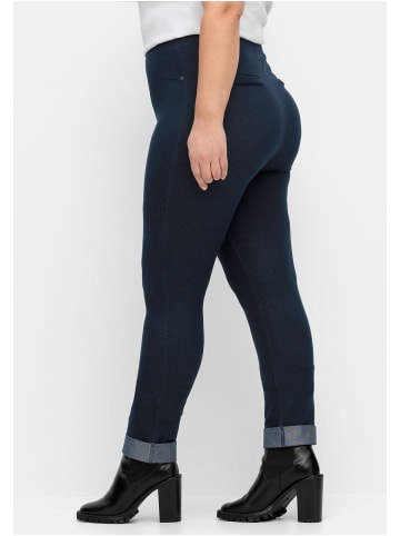 sheego Leggings in nachtblau