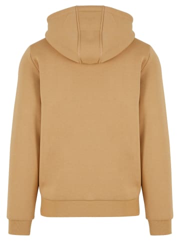 Urban Classics Urban Classics Bonded Sherpa Zip Hoody in unionbeige