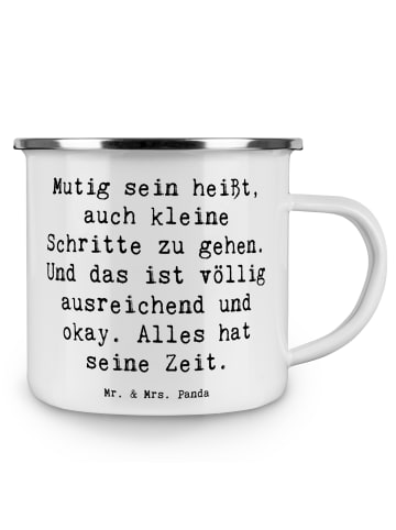 Mr. & Mrs. Panda Pott Spruch Selbstvertrauen stärken mit Spruch in Weiß