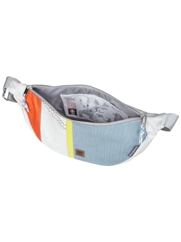 360 grad Rucksack Roop in Weel-Weiß/Hellblau/Orange/Gelb