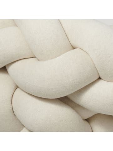 nordic coast company  Bettschlange geflochten XL Natur (L) 300cm 