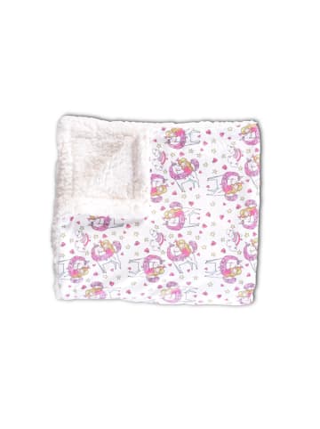 Cangaroo Babydecke Einhorn 105 x 75 cm in rosa