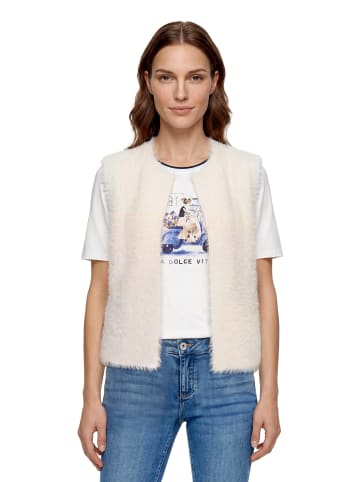 Betty Barclay Strickweste mit Effektgarn in beige
