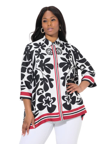 Ulla Popken Hemdbluse in schneeweiß