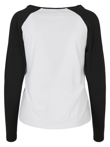 Urban Classics Long Sleeves in white/black