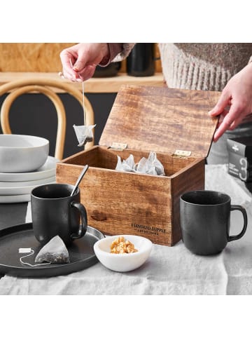 Butlers Frühstücks-Set CASA NOVA 8-tlg. in Schwarz