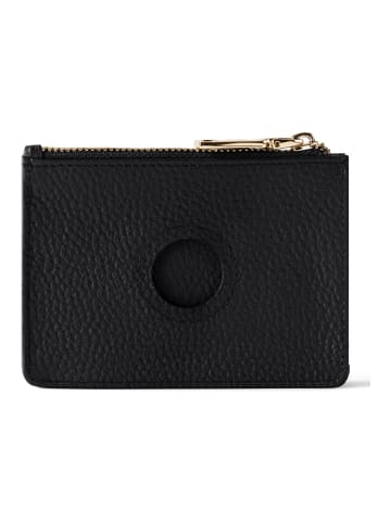 Lazarotti Bologna Leather Schlüsseletui Cardholder Leder 11,5 cm mit Air Tag Fach in black