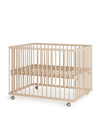 Sämann Sämann Laufgitter mit Lattenrost - natur - Premium Kollektion