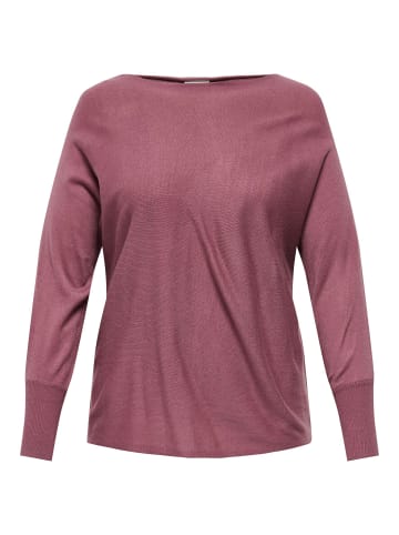 ONLY Carmakoma Strickpullover in Rose Brown 1