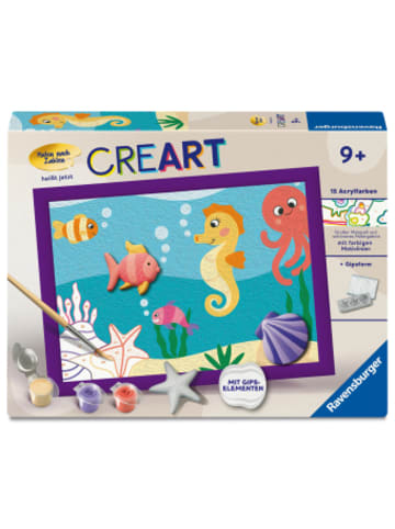Ravensburger Verlag GmbH Spiel - CreArt, Malen nach Zahlen mit Gips gießen - Meeresfreunde